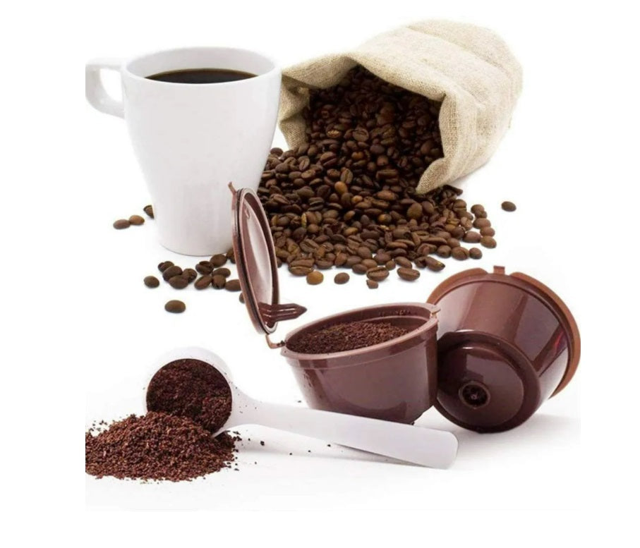 The Coffee Box - 😍 ¿Sabias que tus capsulas reutilizables sirven para café  molido, soluble, té o yerba mate? ☕ Contiene 4 cápsulas en vívidos colores  y una cuchara con la medida