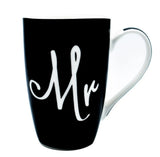 Juego Tazas Para Café Porcelana "Mr. & Mrs." 500 ml (CAFÉ_SIN_NOMBRE)