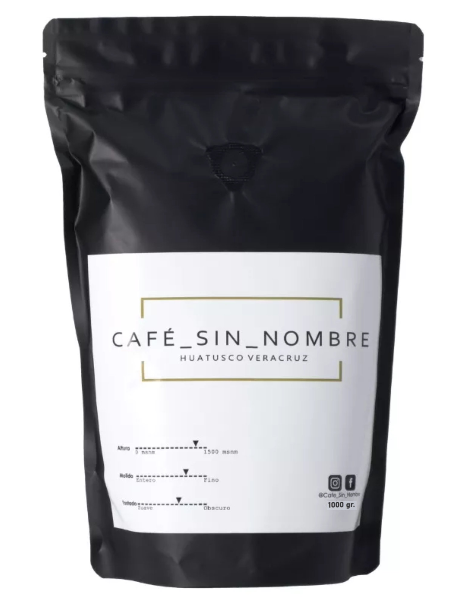 Café Orgánico Gourmet Tostado Medio – Café Sin Nombre 1kg
