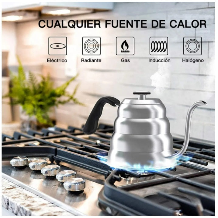 Tetera De Acero Con Termometro (1.2 L )