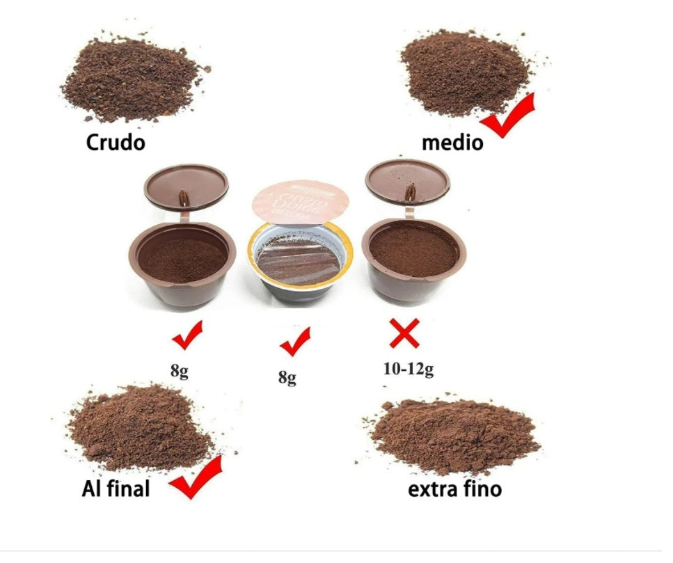 4 Cápsulas Reutilizables- Dolce Gusto Cuchara (CAFÉ_SIN_NOMBRE)