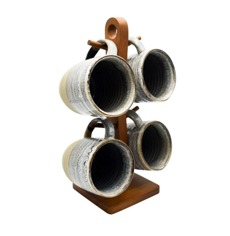 Juego De 4 Tazas Para Café Cerámica 200 ml (CAFÉ_SIN_NOMBRE)