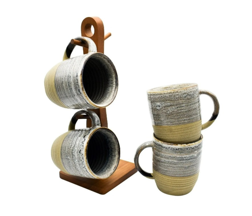 Juego De 4 Tazas Para Café Cerámica 200 ml (CAFÉ_SIN_NOMBRE)