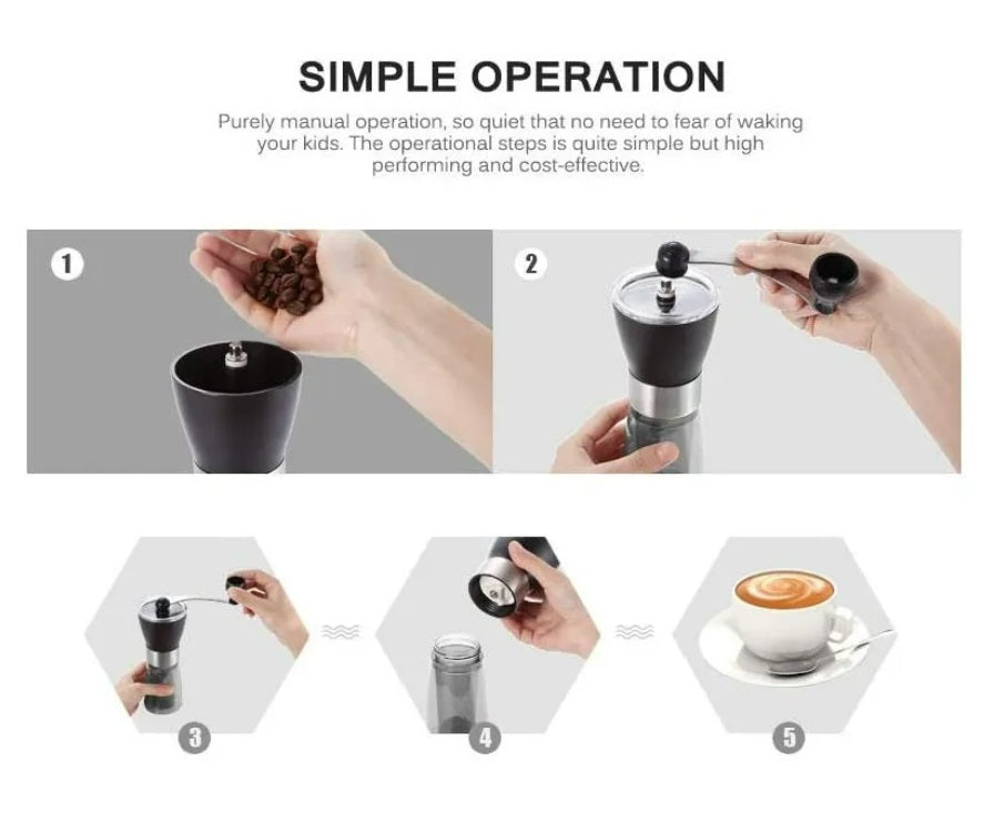  Molino De Café Manual  (CAFÉ _ SIN _ NOMBRE) café_sin_nombre café sin nombre molino de café de grano molino de especias grano de café  