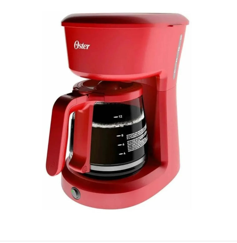 Cafetera Oster Roja De 12 Tazas