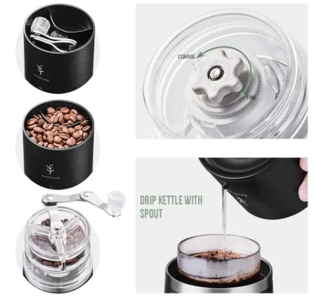 Taza - Termo - Molino de Café Portátil (CAFÉ _ SIN _ NOMBRE) café sin nombre molino de café de grano portátil de viaje kit para llevar